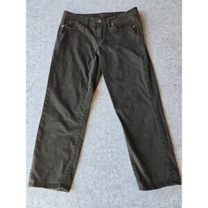 Calvin Klein Women's Skinny Crop Jeans Black Size 10 Stretch 31x25